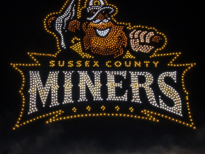 Sussex County Miners Drone Light Show NJ 2026